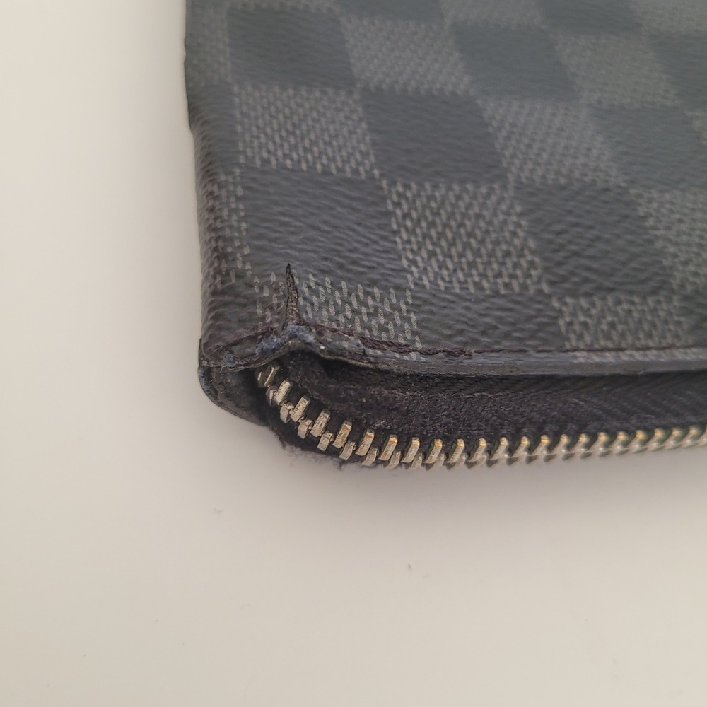 Louis Vuitton Zippy Organizer Damier Graphite Canvas Wallet GI4108 AS IS - Picture 13 of 15
